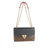 Louis Vuitton Monogram Canvas & Black Grained Leather Saint-Placide