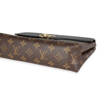 Louis Vuitton Monogram Canvas & Black Grained Leather Saint-Placide