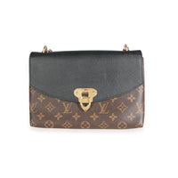 Louis Vuitton Monogram Canvas & Black Grained Leather Saint-Placide