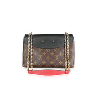 Louis Vuitton Monogram Canvas & Black Grained Leather Saint-Placide