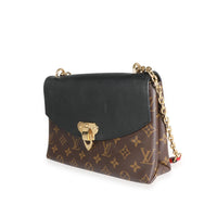 Louis Vuitton Monogram Canvas & Black Grained Leather Saint-Placide