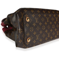 Louis Vuitton Aurore Calf Leather & Monogram Canvas Olympe Shoulder Bag