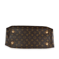 Louis Vuitton Aurore Calf Leather & Monogram Canvas Olympe Shoulder Bag