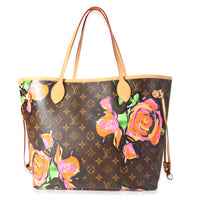 Louis Vuitton Monogram Canvas Roses Neverfull MM