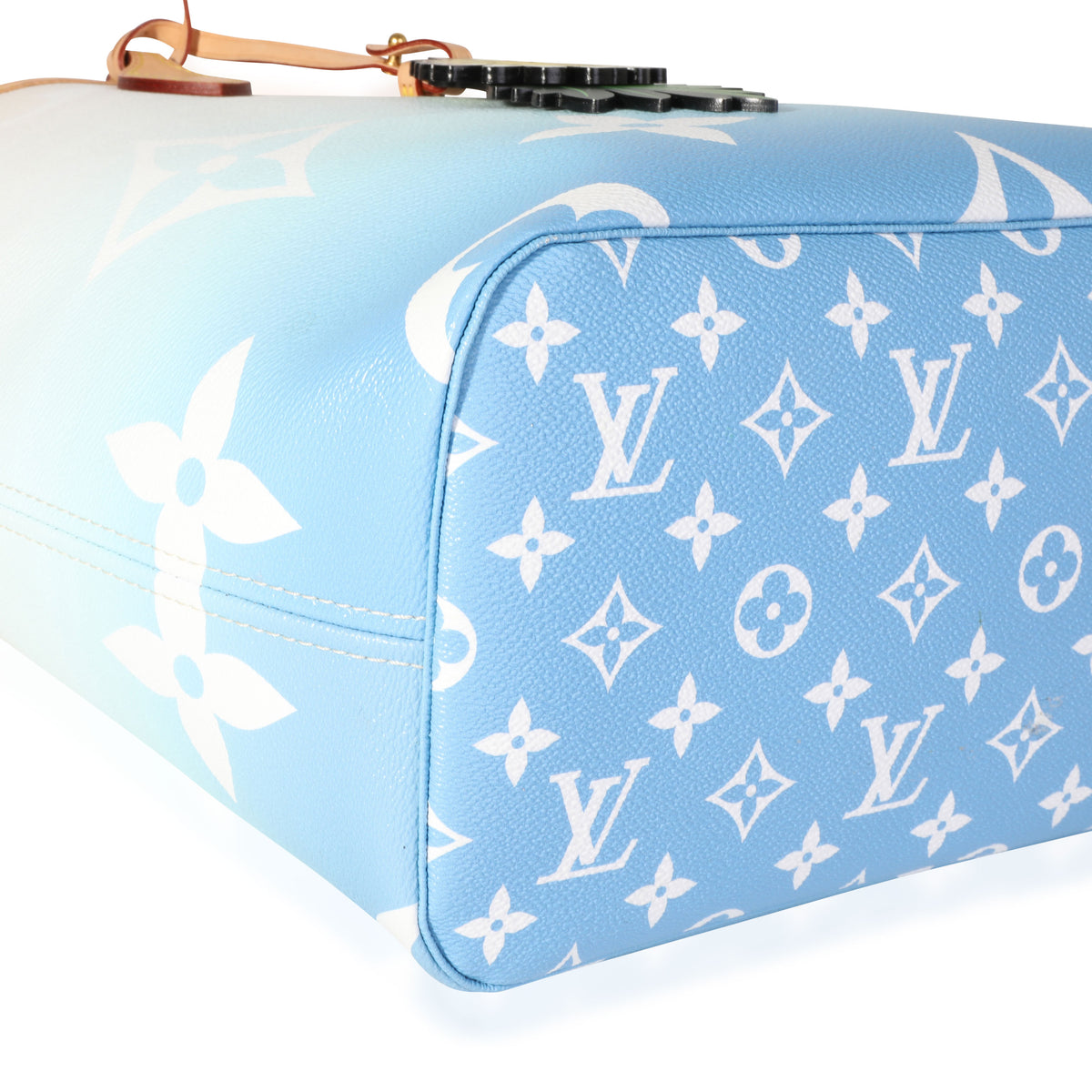 Louis Vuitton Blue White Giant Monogram Canvas By The Pool Neverfull MM, myGemma, CH