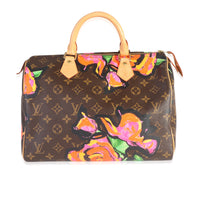 Louis Vuitton Monogram Canvas Roses Speedy 30