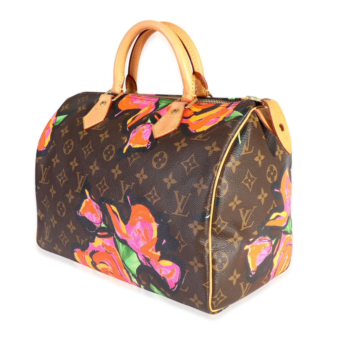 Louis Vuitton Monogram Canvas Roses Speedy 30