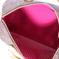 Louis Vuitton Monogram Canvas & Fuchsia Perforated Speedy 30