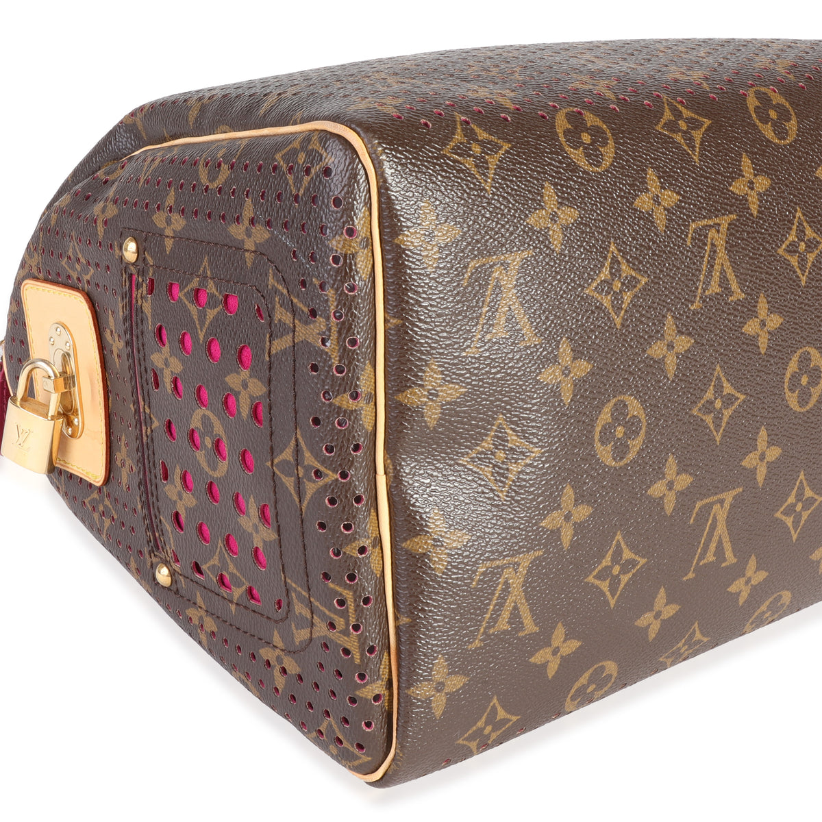 Louis Vuitton - Speedy 30 monogram limited edition: Perforated fuchsia