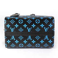 Louis Vuitton Black & Blue Monogram Canvas and Navy Leather Amazon Speedy PM