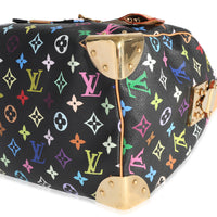 Louis Vuitton x Takashi Murakami Black Monogram Multicolore Speedy 30