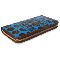 Louis Vuitton x Yayoi Kusama Blue Infinity Dots Monogram Canvas Zippy Wallet