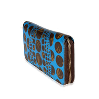 Louis Vuitton x Yayoi Kusama Blue Infinity Dots Monogram Canvas Zippy Wallet