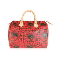 Louis Vuitton x Yayoi Kusama Red Infinity Dots Monogram Canvas Speedy 30