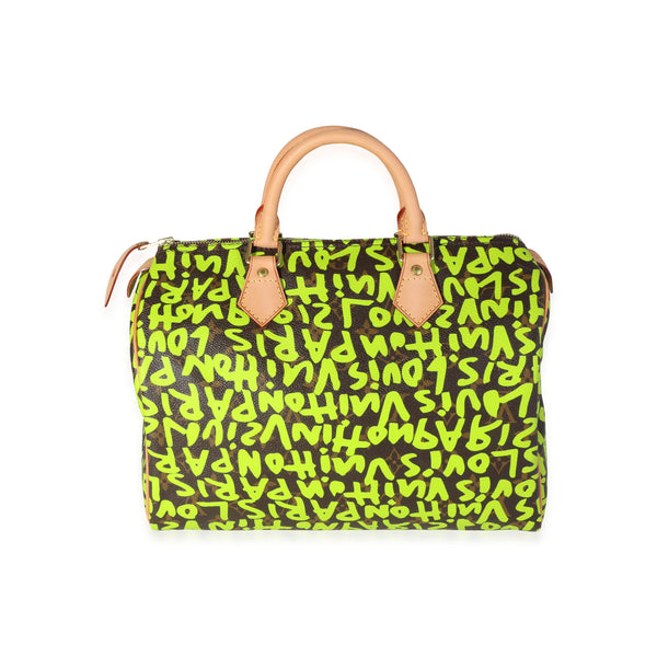 Louis Vuitton x Stephen Sprouse Green Graffiti Monogram Canvas