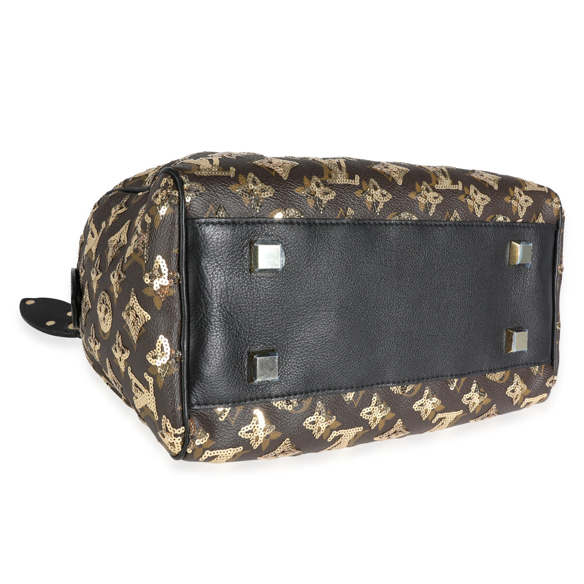 Louis Vuitton Limited Edition Gold Sequined Monogram Canvas