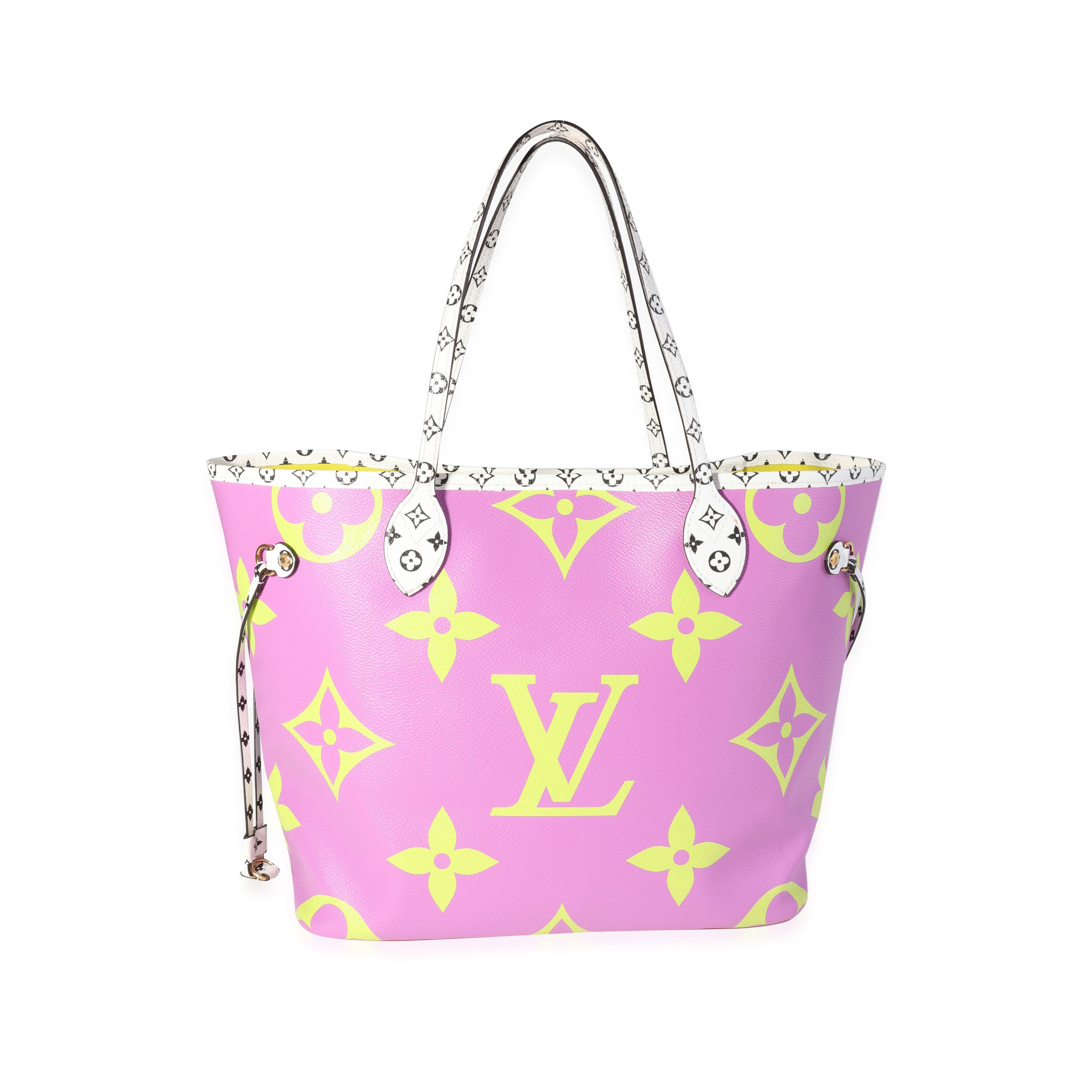 LOUIS VUITTON Monogram Giant Neverfull MM Pink Lilac 1104631