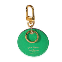 Louis Vuitton x Yayoi Kusama Green Infinity Dots Monogram Canvas Bag Charm