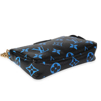 Louis Vuitton Black & Blue Monogram Canvas Mini Pochette Accessoires