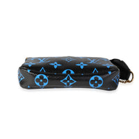 Louis Vuitton Black & Blue Monogram Canvas Mini Pochette Accessoires