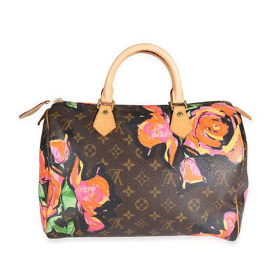 Louis Vuitton Monogram Canvas Roses Speedy 30