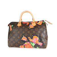 Louis Vuitton Monogram Canvas Roses Speedy 30