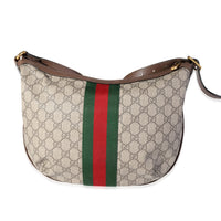 Gucci GG Supreme Web Ophidia Half Moon Shoulder Bag