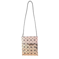 Bao Bao Issey Miyake Pink & Rose Gold Vinyl Prism Mini Pochette Matte