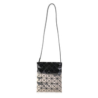 Bao Bao Issey Miyake Gray & Silver Vinyl Prism Mini Pochette Matte