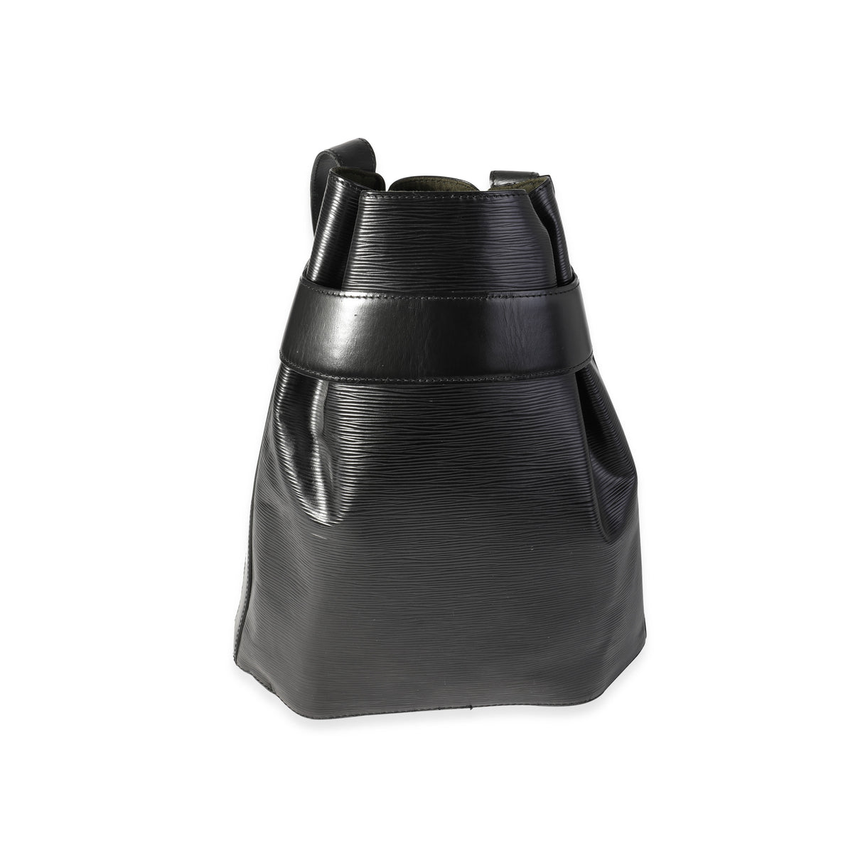 Vintage Louis Vuitton Sac Depaule GM Black Epi Leather Shoulder Bag