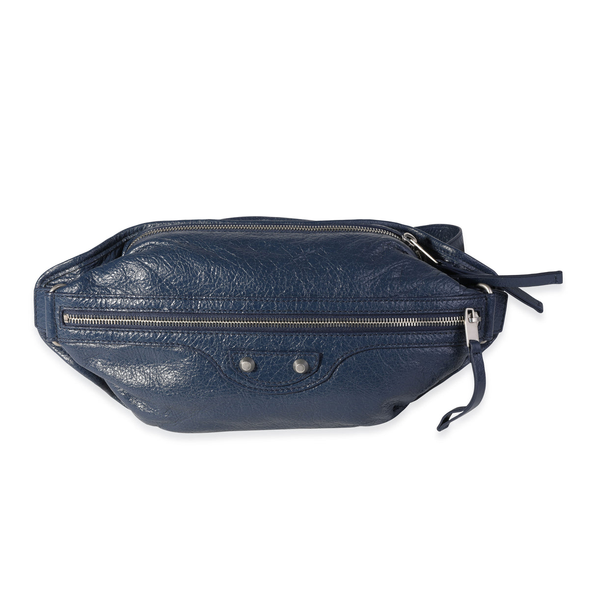 Balenciaga Navy Leather Neo Lift Belt Bag