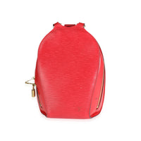 Louis Vuitton Red Epi Leather Mabillon Backpack