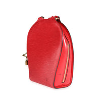 Louis Vuitton Red Epi Leather Mabillon Backpack