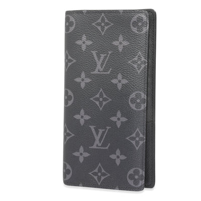 Louis Vuitton Monogram Eclipse Canvas Brazza Wallet