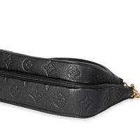 Louis Vuitton Black Monogram Empreinte Leather Multi-Pochette