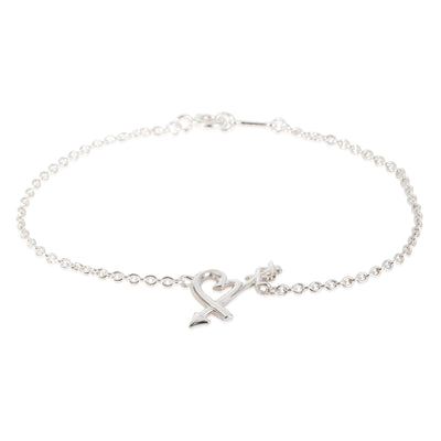 Tiffany & Co. Paloma Picasso Loving Heart Bracelet in  Sterling Silver