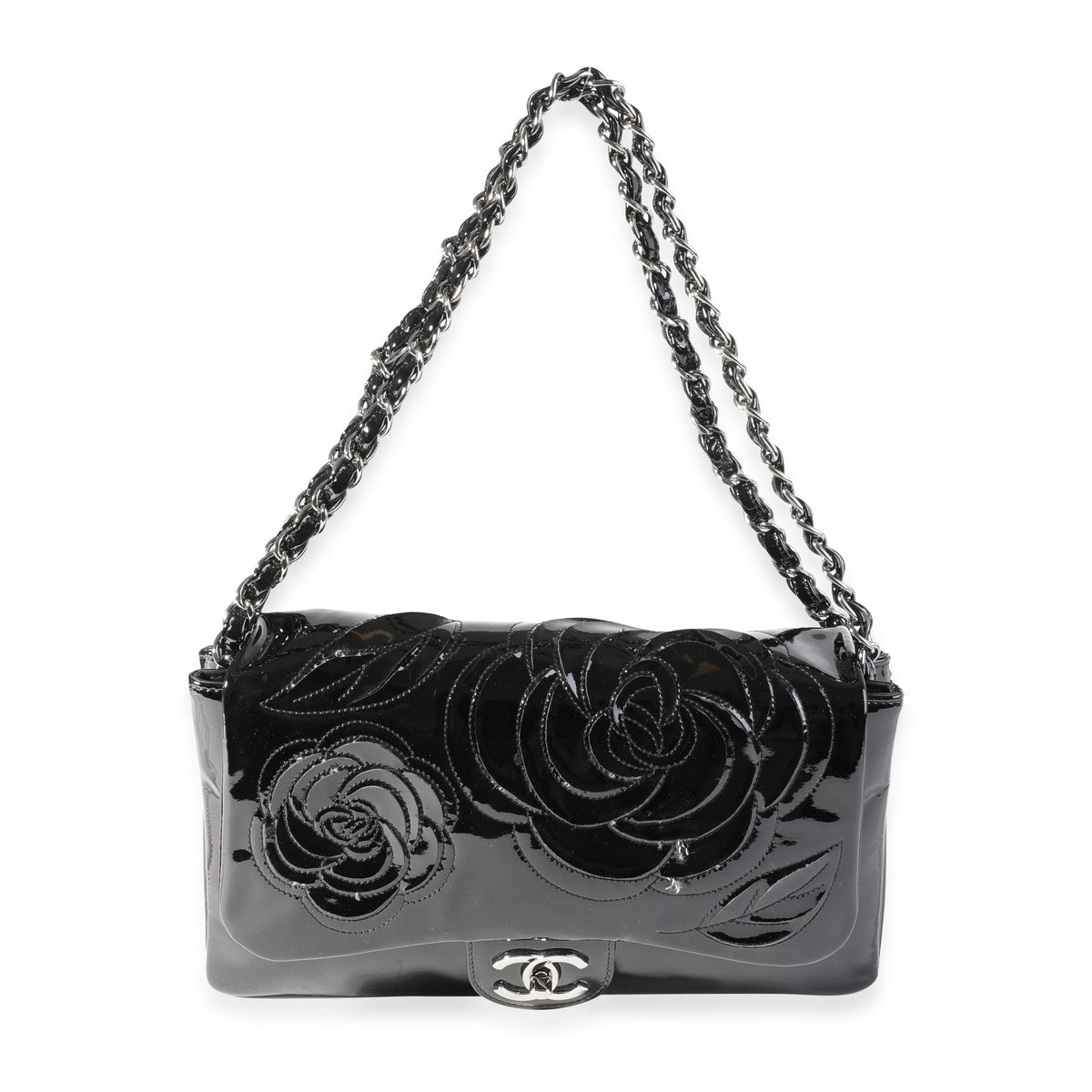 Chanel 23S Camellia Adjustable Chain Mini Flap Bag in Black Lambskin A   Brands Lover