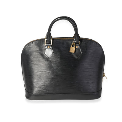 Louis Vuitton Black Epi Leather Alma PM