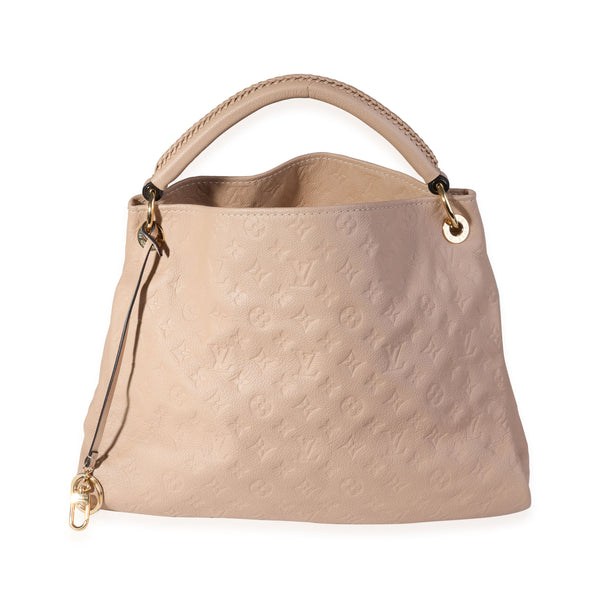 Artsy leather handbag Louis Vuitton Beige in Leather - 35092890