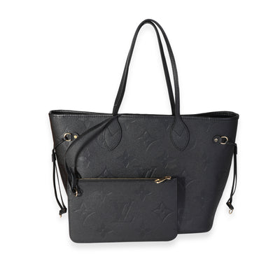 Louis Vuitton Black Empreinte Monogram Giant Neverfull MM