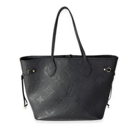 Louis Vuitton Black Empreinte Monogram Giant Neverfull MM