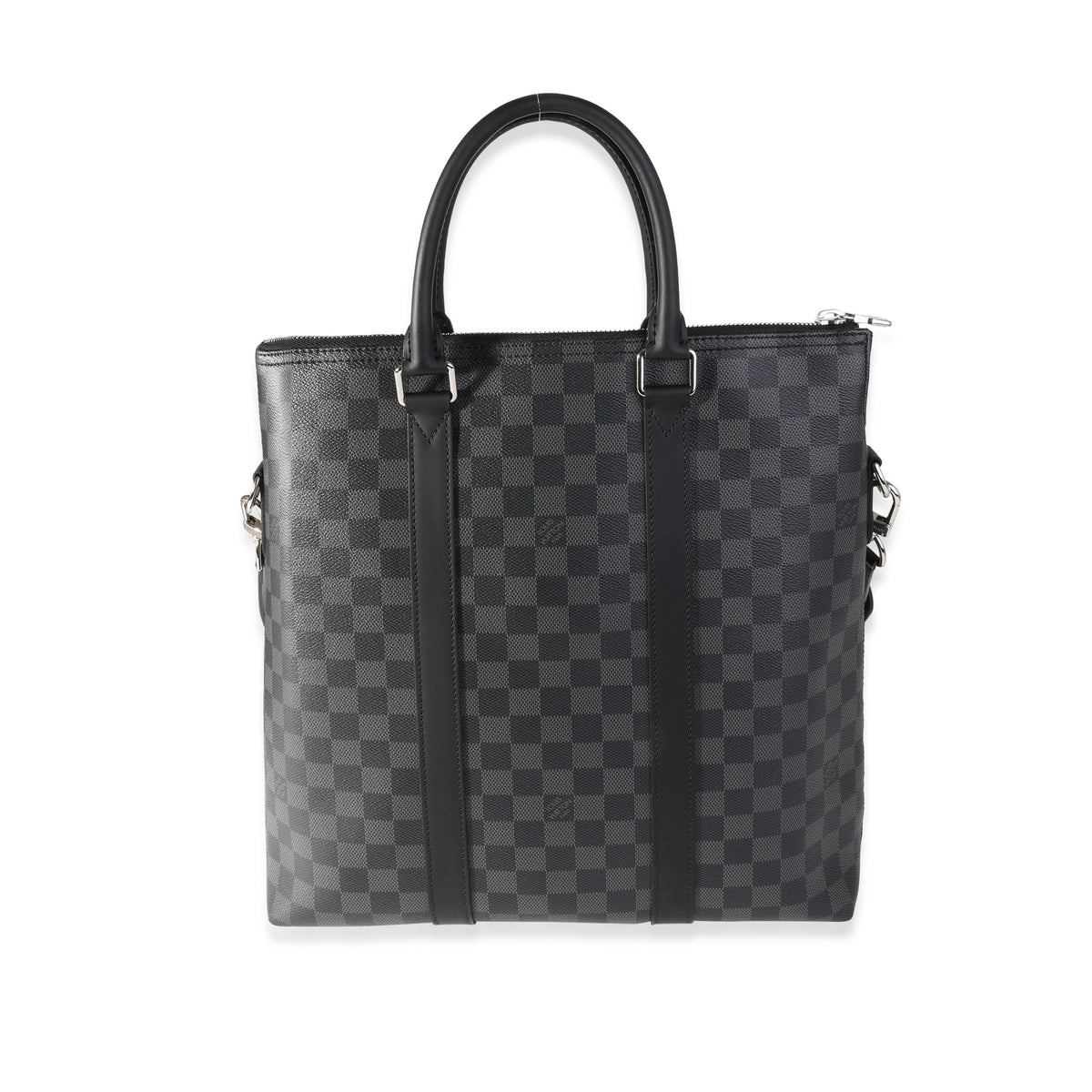 Louis Vuitton Tote Tadao Damier Graphite MM Black in Canvas with  Silver-tone - US
