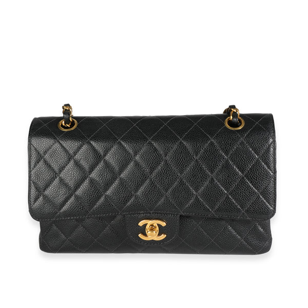 Chanel Orange Quilted Lambskin Medium Classic Double Flap Bag, myGemma, QA