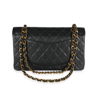 Chanel Black Quilted Caviar Medium Classic Double Flap Bag