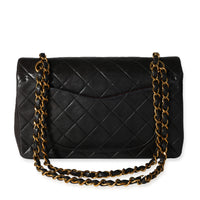 Chanel Vintage Black Quilted Lambskin Small Classic Double Flap Bag