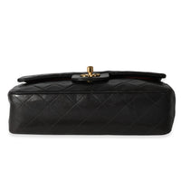 Chanel Vintage Black Quilted Lambskin Small Classic Double Flap Bag