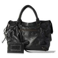 Balenciaga Black Leather Classic Velo Bag