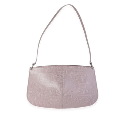 Louis Vuitton Lilac Epi Leather Demi Lune Pochette