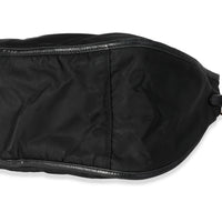 Prada Black Tessuto Nylon & Saffiano Leather Hobo