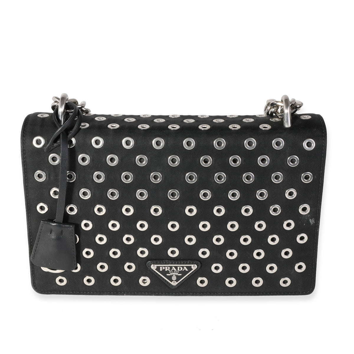 Prada hotsell grommet bag